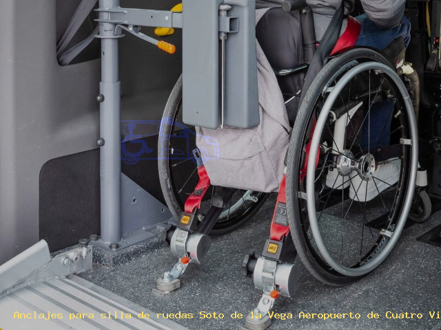 Seguridad para silla de ruedas Soto de la Vega Aeropuerto de Cuatro Vientos